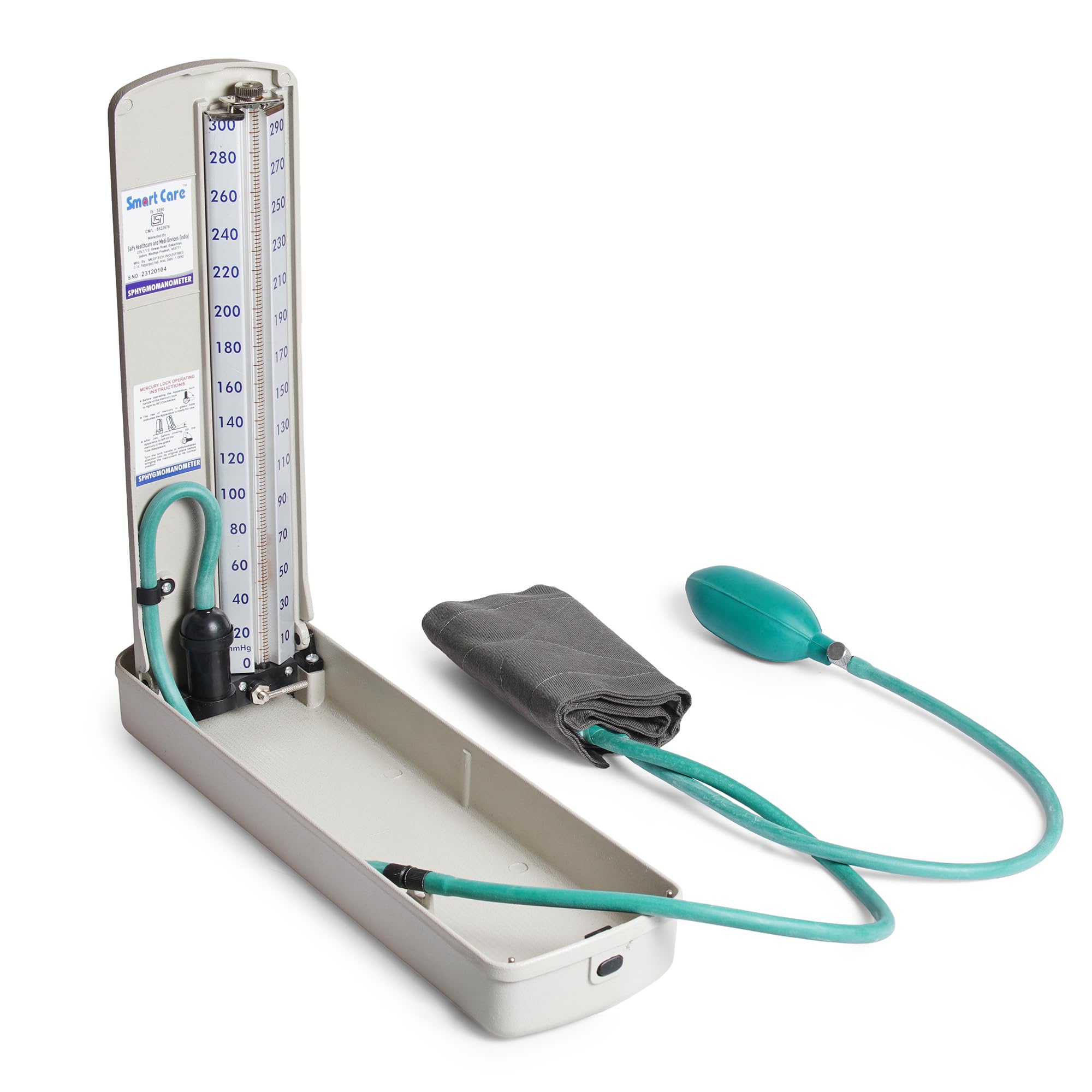 SMARTCARE Mercury Blood Pressure Monitor | Premium Mercury